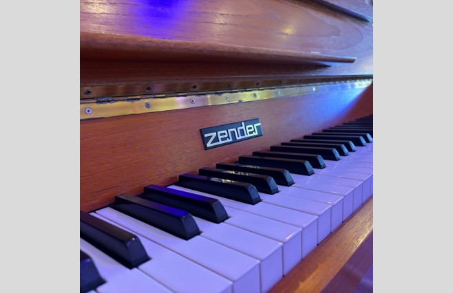 Zender Satin Teak Upright Piano, Used Trade Price Bargain (SN:158260) - Image 7